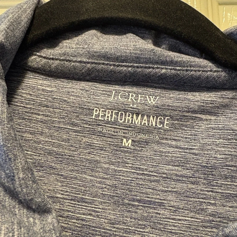 J. Crew Performance men’s‎  Gray Polo Shirt Size Medium